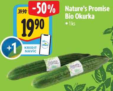 Nature's Promise Bio Okurka, 1 ks