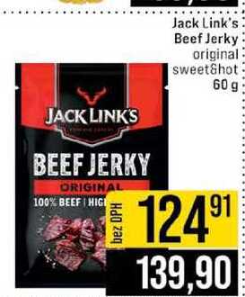 Jack Link's Beef Jerky original sweet&hot 60 g 