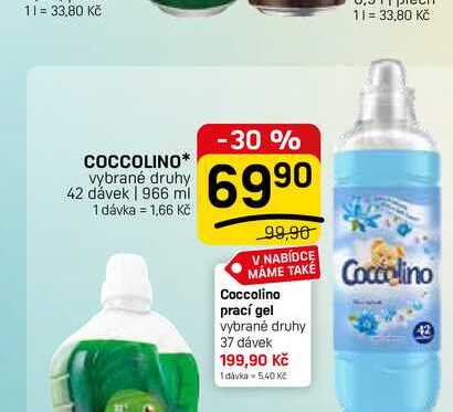 COCCOLINO* vybrané druhy 42 dávek 
