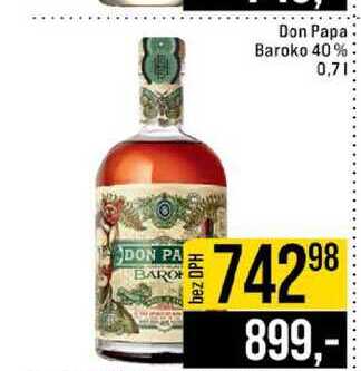 Don Papa Baroko 40% 0,7l