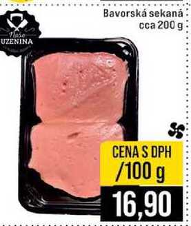Bavorská sekaná cca 200 g 100g
