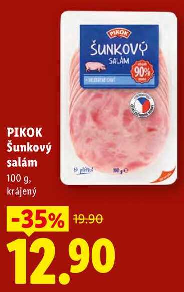 PIKOK Šunkový salám, 100 g