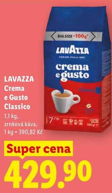 LAVAZZA Crema e Gusto Classico, 1,1 kg 