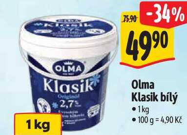 Olma Klasik bílý, 1 kg