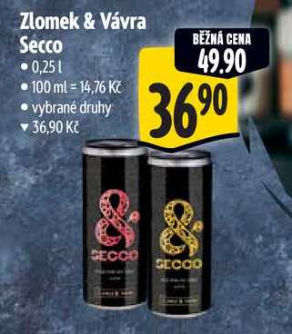 Zlomek & Vávra Secco, 0,25 l