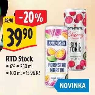 RTD Stock, 250 ml