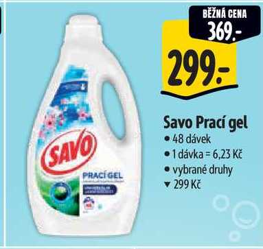Savo Prací gel, 48 dávek  