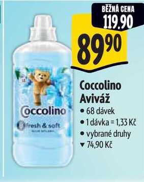 Coccolino Aviváž, 68 dávek  