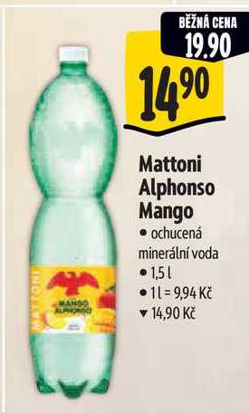 Mattoni Alphonso Mango, 1,5 l