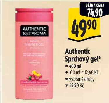 Authentic Sprchový gel, 400 ml  