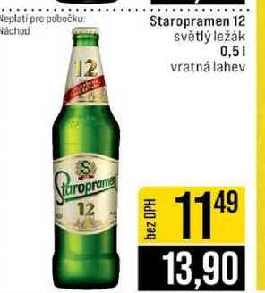 Staropramen 12 světlý ležák 0,5l