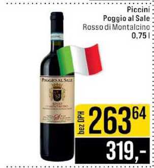 Piccini Poggio al Sale Rosso di Montalcino 0,75l