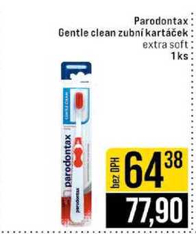 Parodontax Gentle clean zubní kartáček extra soft 1ks