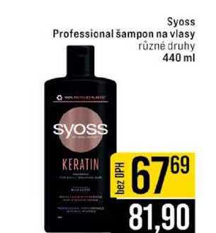 Syoss Professional šampon na vlasy různé druhy 440 ml 