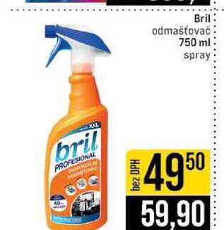 Bril odmašťovač 750 ml spray 