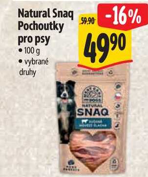 Natural Snaq Pochoutky pro psy, 100 g 