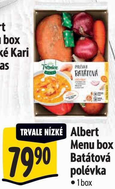 Albert Menu box Batátová polévka