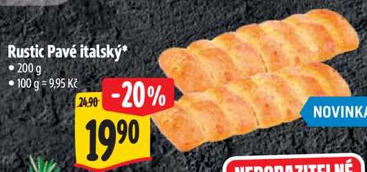 Rustic Pavé italský, 200 g 