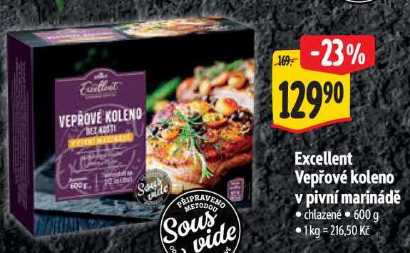 Excellent Vepřové koleno v pivní marinádě, 600 g