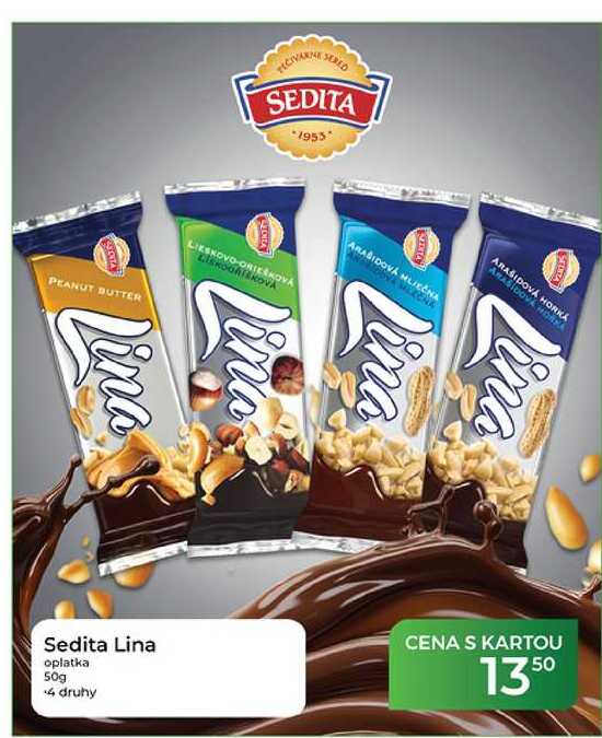 Sedita Lina oplatka 50g 
