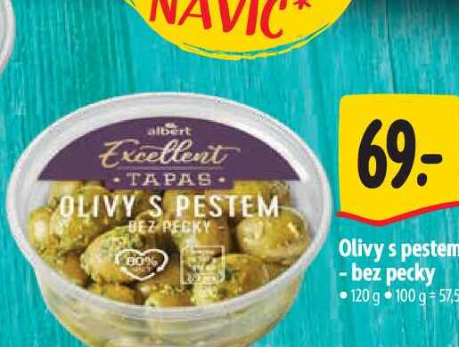  Olivy s pestem - bez pecky 120 g 
