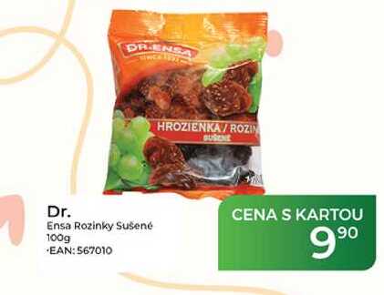 Dr. Ensa Rozinky Sušené 100g  
