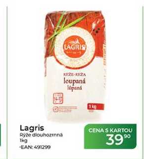 Lagris Rýže dlouhozrnná 1kg 
