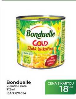 Bonduelle kukuřice zlatá 212ml  