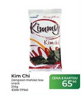 Kim Chi Dongwon morská fasa snack 21.6 g