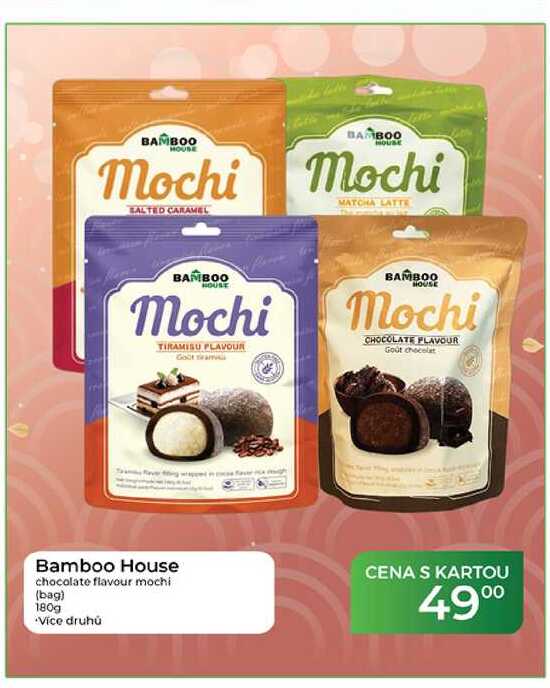 Bamboo House chocolate flavour mochi (bag) 180 g