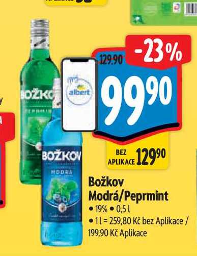   Božkov Modrá/Peprmint 19% 0,51   