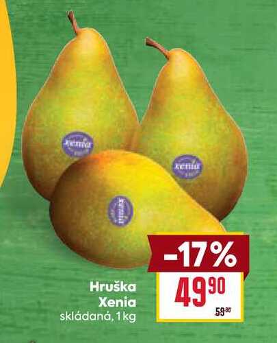 Hruška Xenia skládaná, 1kg 