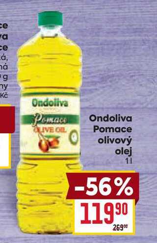 Ondoliva Pomace olivový olej 1l 