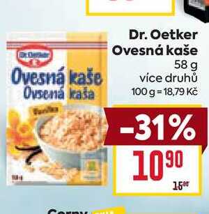 Dr. Oetker Ovesná kaše 58 g   