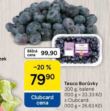Tesco Borůvky, 300 g 