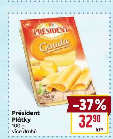 Président Plátky 100 g 