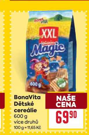 BonaVita Dětské cereálie 600 g 