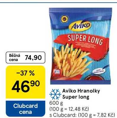 Aviko Hranolky Super long, 600 g 
