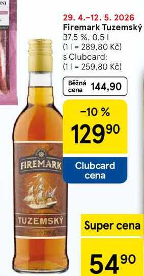 Firemark Tuzemský 37.5%, 0,5 l