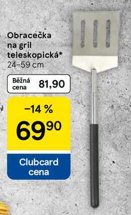 Obracečka na gril teleskopická, 24-59 cm  