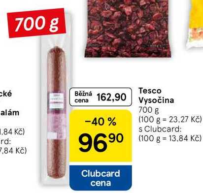 Tesco Vysočina, 700 g  