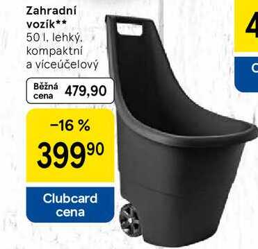 Zahradní vozík, 5 l, lehký. kompaktní a víceúčelový  