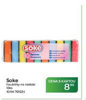 Soke houbičky na nádobí 10ks  