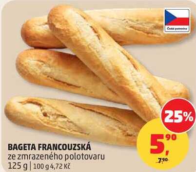 BAGETA FRANCOUZSKÁ, 125 g  