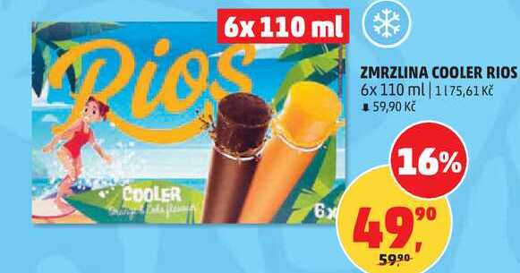 ZMRZLINA COOLER RIOS, 6x 110 ml 