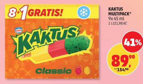 KAKTUS MULTIPACK, 9x 45 ml 