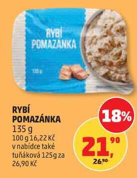 RYBÍ POMAZÁNKA, 135 g 