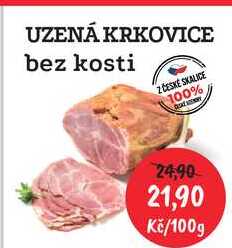 UZENÁ KRKOVICE bez kosti 100g 