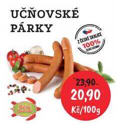 UČŇOVSKÉ PÁRKY 100g 