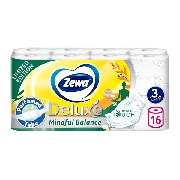 Zewa Deluxe Mindful Balance toaletní papír, 3vrstvý, 16 rolí